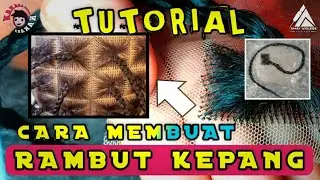 TUTORIAL CARA MEMBUAT RAMBUT KEPANG #tutorial #cara #wig