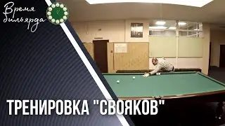 Тренировка свояков на бильярде | День 1