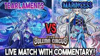 Tearlaments Vs Marincess : Yu-Gi-Oh! Locals Feature Match | Live Duel