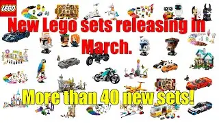 Lego News: All new Lego sets releasing in March! More than 40 new sets!