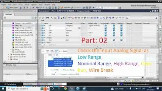 TIA Portal: Analog Input Block | Part-2 | Check Input signal range