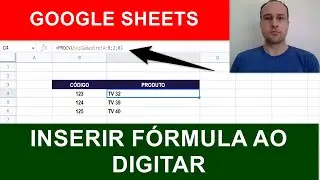 SCRIPT para INSERIR FÓRMULA AUTOMATICAMENTE no GOOGLE SHEETS ao DIGITAR
