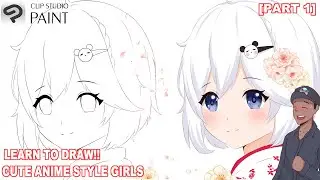 (Clip Studio Paint) Drawing Cute Anime Girls: Essential Guide for Beginners!