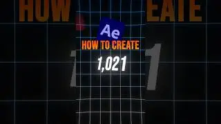 how to create number counter in after effects 