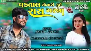 JAYESH SODHA |  VADTAL GAM LIVE RAS GARBA | JAYESH SODHA OFFICIAL