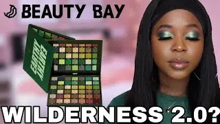 BEAUTY BAY EARTHY PALETTE REVIEW ON DARK SKIN FT DUAIU AMAZON MAKEUP BRUSHES