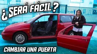 Cómo CAMBIAR la PUERTA del coche + Cómo REPARAR BOMBÍN puerta / Explicación paso a paso