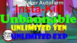 🔥NEW!🔥 Ro-Slayer Autofarm ✅ Insta Kill | Name Hider | Unbannable | Level 500 in 1 hour 🔥