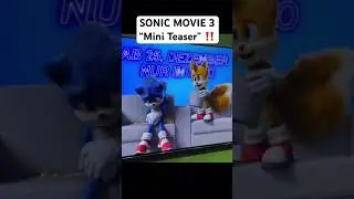 🚨 Sonic Movie 3 “Mini Teaser” video revealed on Gamescom!   #sonicmovie3 #sonic3 #sonicnews #sonic