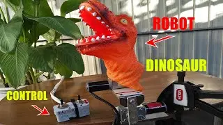 Made Animatronics from Jurassic Park | How Realistic Animatronics Are Made For Movies | DC Motor