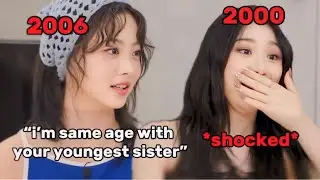 CHAEYEON got shocked when finding out EUNCHAE is same age with her youngest sister