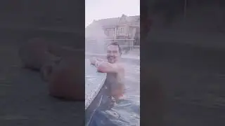Тёплый бассейн - это бомба #турбазагорная