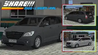 RILIS!!..SHARE MOD DAN LIVERY INNOVA BY NDR FREE PPL #bussimulatorindonesia #bussid #modbusid