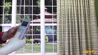Florida Automated Shade: Somfy Gldea powered curtains adding and deleting controls