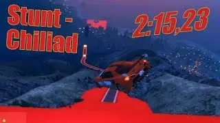 GTA Online || Stunt - Chiliad 2:15,23 [Italy GTB] + the struggle is real compilation