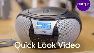JVC RD-D222B FM Boombox - Quick Look