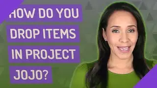 How do you drop items in project Jojo?