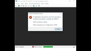 Hyper-V - Operation failed with error code 32788