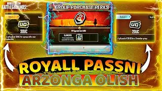 ROYALL PASNI SKIDAKA BILAN SOTIB OLISH || PUBG ROYAL PAS OLISH