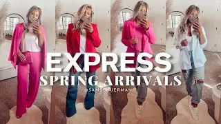 EXPRESS NEW SPRING ARRIVALS 2023 | TRY-ON | Midsize (Size 10) & Petite