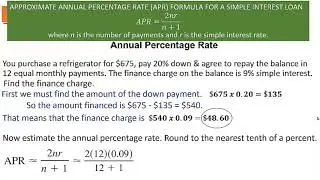 MATH 110 Sec11.3 (F2020): Credit Cards and Consumer Loans