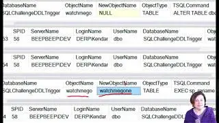SQLChallenge: DDL Triggers - Solution