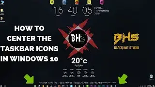 How to Center the Taskbar Icons in Windows 10