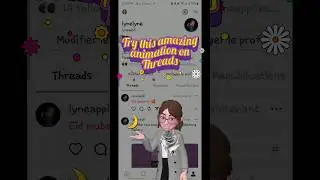 New amazing animation on Threads 