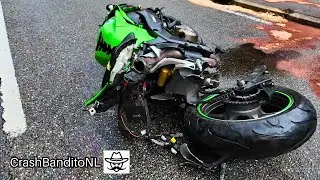 Most Insane Motorcycle Crashes & Moments caught! | CrashBanditoNL