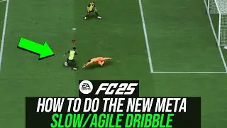 FC 25 - How to do SLOW DRIBBLE / AGILE (EASY TUTORIAL) NEW META DRIBBLING TYPE