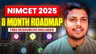 Nimcet 2025 8 Month Roadmap - Nimcet 2025 | Free Resources available