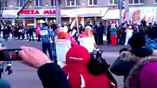 Олимпийский огонь в Тюмени | Olympic flame in Tyumen