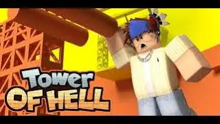 Trying to beat the TOWER OF HELL IN ROBLOX!