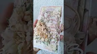 Открыточка на крещение для малышки.