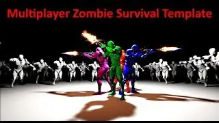 UE4 Multiplayer Zombie Survival Template - Release Trailer (Check Description for Link)