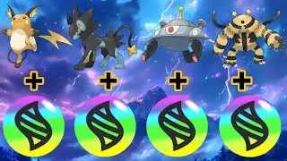 What if All Electric Type Pokémon had Mega Evolution line Drawing #pokémon