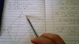 Triangles(by SAS congruence criterion)
