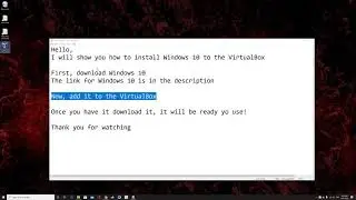Download windows 10 to the VirtualBox (linux)