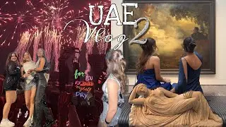 UAE Vlog 2 | Visiting Louvre & Attending Coldplay Concert in ABU DHABI!