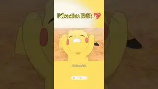 Ash Pikachu Attitude Edit 🔥 #pikachu#pokemon#pokemonunite#shorts