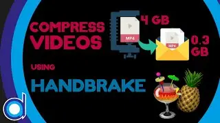 How to compress a video file using HandBrake [In Persian]