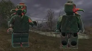 лего кастом сталкер кровосос/lego custom stalker