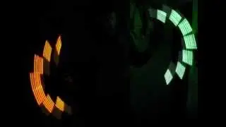 Светодиодные веера на пульте ДУ
