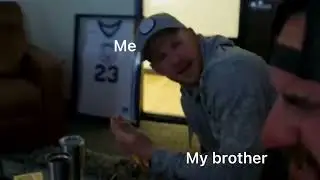 Me and my brother when watching a movie