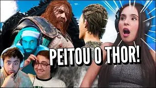 HEIMDALL APARECE PELA PRIMEIRA VEZ EM GOD OF WAR RAGNAROK E  SURPREENDE OS STREAMERS (JOVENS REAGEM)