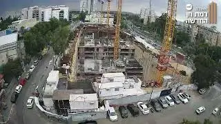 צילומי התקדמות בנייה מרגע ההריסה 6/24 - פרויקט אאורה רמת חן החדשה