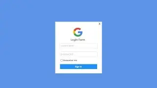 Flat UI Design C# - Login Form with Google Account - Visual Studio 2015