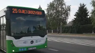 Poland, Białystok, bus 25 ride from Parking to 1000 - Lecia P.P.