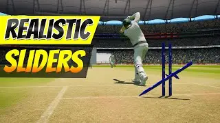 Cricket 24 REALISTIC SLIDERS | Test, ODI & T20 Sliders