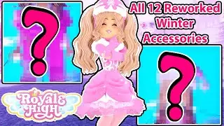 ALL 12 Reworked Winter Christmas Accessories Royale High All Reworked Items So Far